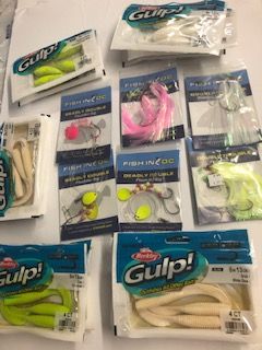 FISH IN OC DEADLY DOUBLE AND DOUBLE TROUBLE KITS WITH GULP AND